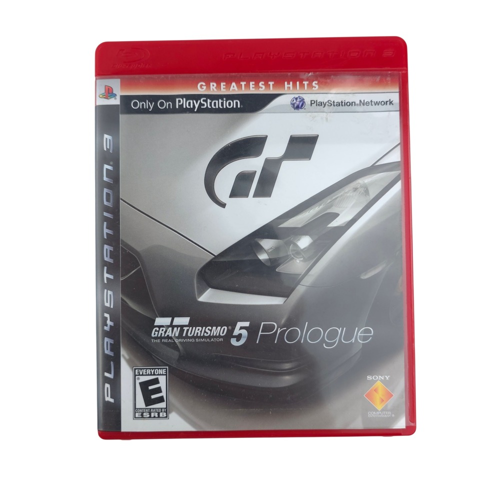 Gran Turismo 5 Prologue PS3 Video Game Greatest Hits Red Case CIB
